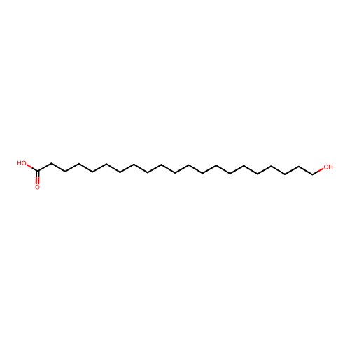 21-Hydroxyhenicosanoic acid structure