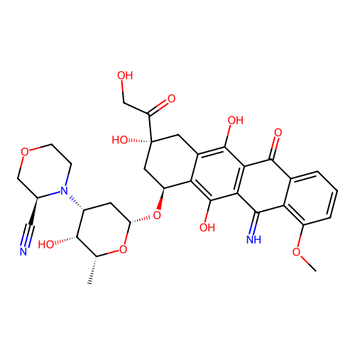 5-Iminocyanomorpholinoadriamycin structure