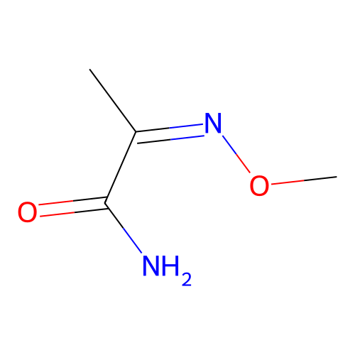 2-Methoxyiminopropanamide structure