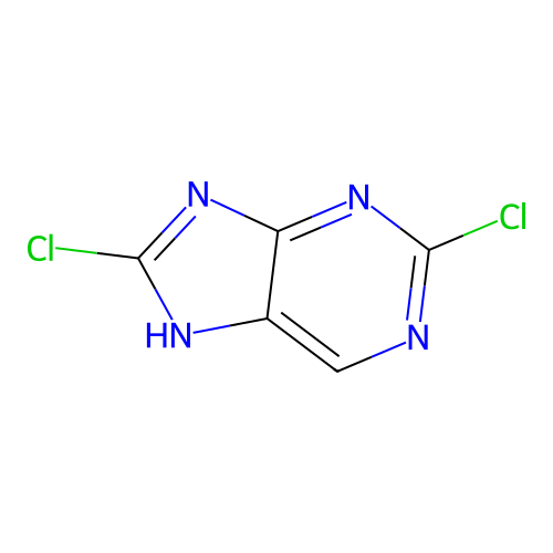 2,8-dichloro-7H-purine structure