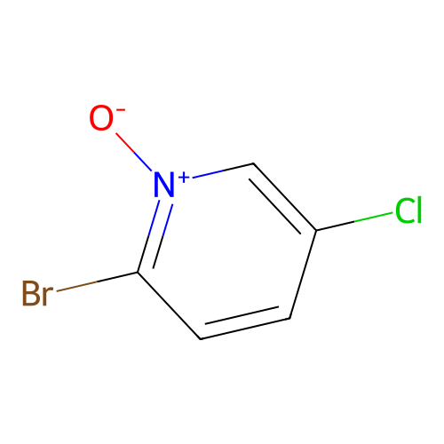 2-Bromo-5-chloropyridine 1-oxide structure
