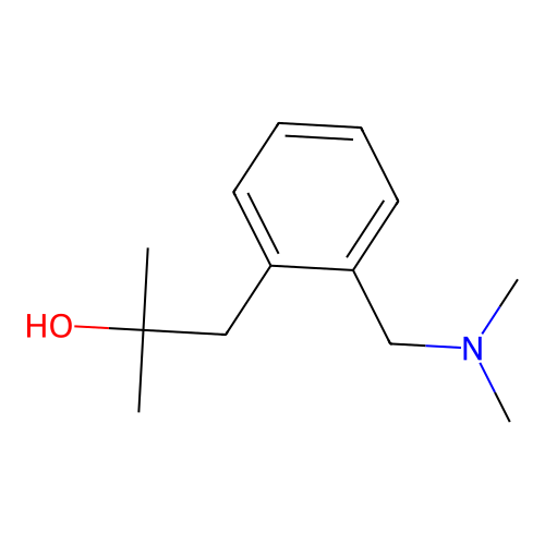 1-{2-[(Dimethylamino)methyl]phenyl}-2-methylpropan-2-ol structure