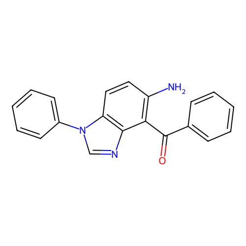 Methanone, (5-amino-1-phenyl-1H-benzimidazol-4-yl)phenyl- structure