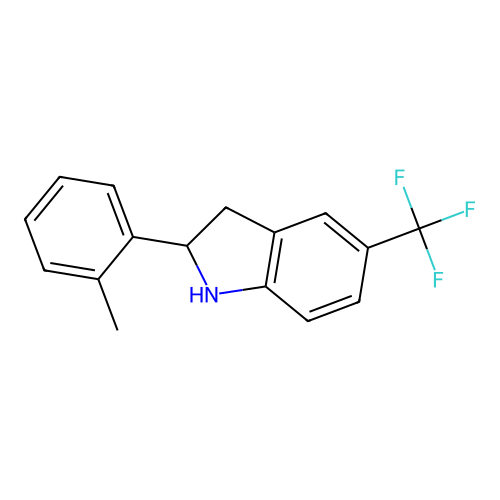 2-(o-Tolyl)-5-(trifluoromethyl)indoline structure
