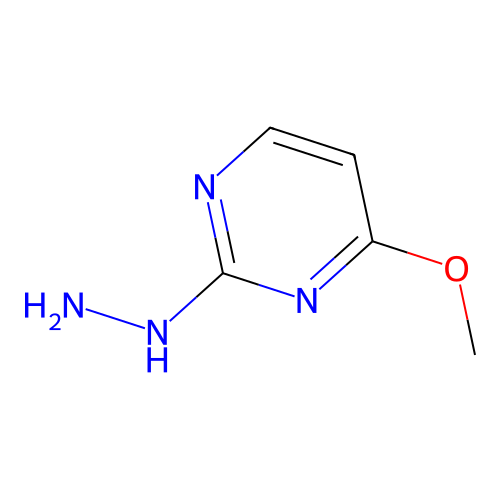 2-Hydrazino-4-methoxypyrimidine structure