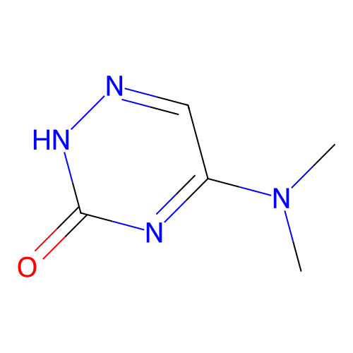5-(dimethylamino)-1,2,4-triazin-3(2H)-one structure