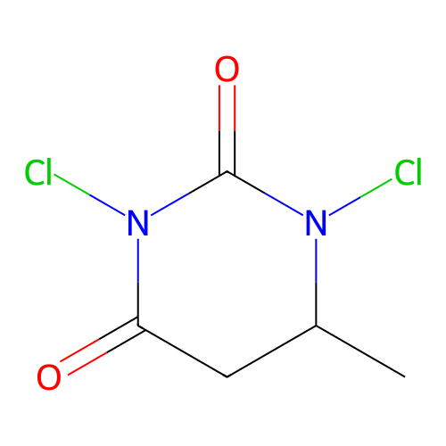 1,3-Dichloro-6-methyl-1,3-diazinane-2,4-dione structure