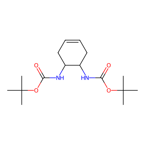 tert-butyl N-[6-(tert-butoxycarbonylamino)cyclohex-3-en-1-yl]carbamate structure