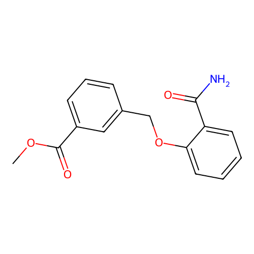 Methyl 3-[(2-carbamoylphenoxy)methyl]benzoate structure
