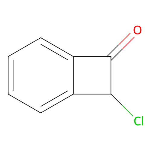Bicyclo[4.2.0]octa-1,3,5-trien-7-one, 8-chloro- structure