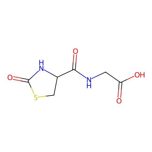 Glycine, N-[(2-oxo-4-thiazolidinyl)carbonyl]- structure