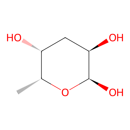 Alpha-abequopyranose structure