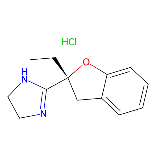 Efaroxan hydrochloride, (R)- structure