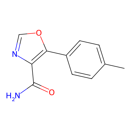 4-Oxazolecarboxamide, 5-(4-methylphenyl)- structure