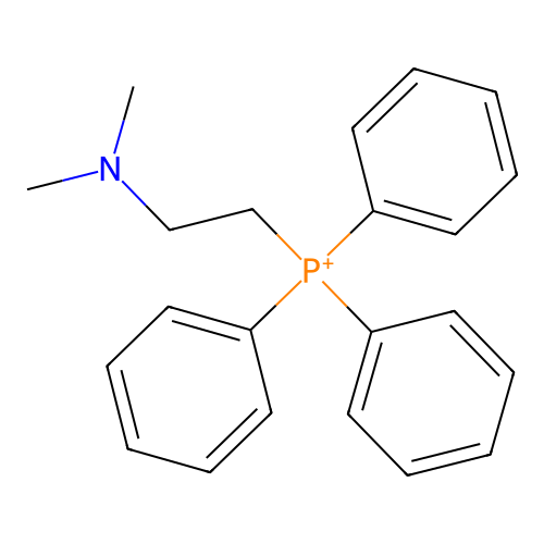 Phosphonium, [2-(dimethylamino)ethyl]triphenyl- structure