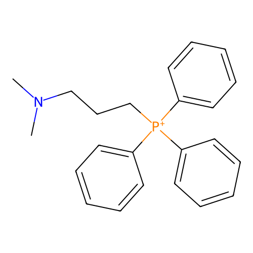 Phosphonium, [3-(dimethylamino)propyl]triphenyl- structure