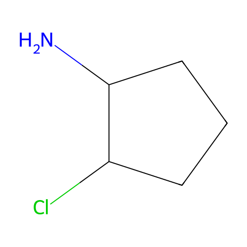 2-Chlorocyclopentan-1-amine structure