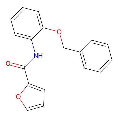 N-(2-phenylmethoxyphenyl)furan-2-carboxamide structure