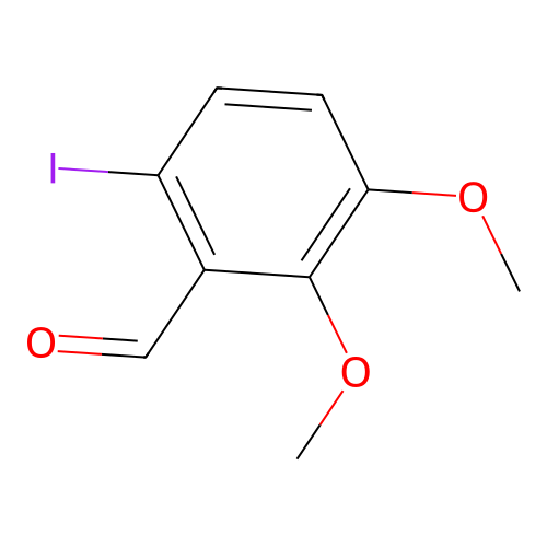 6-Iodo-2,3-dimethoxybenzaldehyde structure