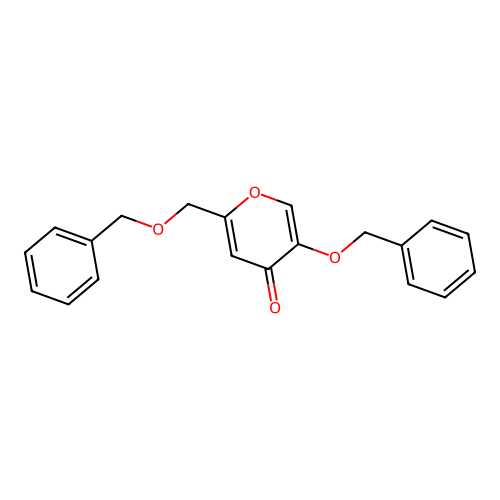 5-(Benzyloxy)-2-(benzyloxymethyl)-4H-pyran-4-one structure