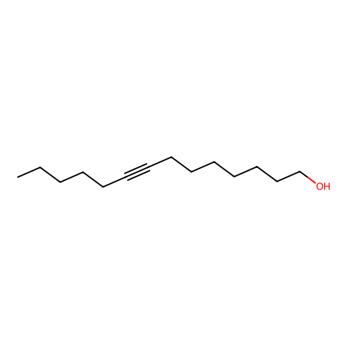 8-Tetradecyn-1-ol structure