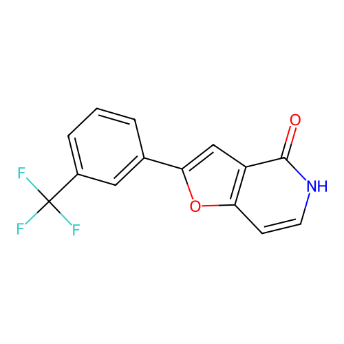 2-[3-(Trifluoromethyl)phenyl]furo[3,2-C]pyridin-4(5h)-One structure