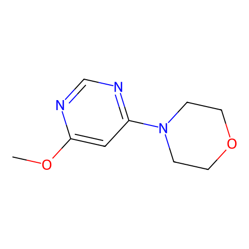 4-(6-Methoxypyrimidin-4-yl)morpholine structure