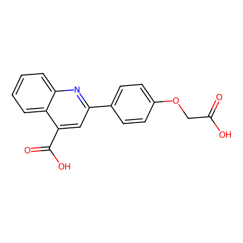 2-[4-(carboxymethoxy)phenyl]quinoline-4-carboxylic Acid structure