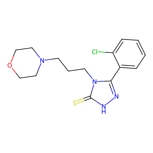 C15H19ClN4OS structure
