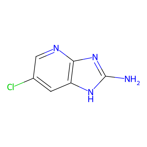6-chloro-3H-imidazo[4,5-b]pyridin-2-amine structure