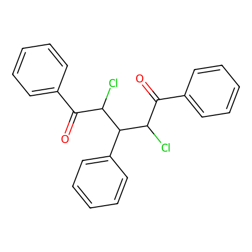 1,5-Pentanedione, 2,4-dichloro-1,3,5-triphenyl- structure