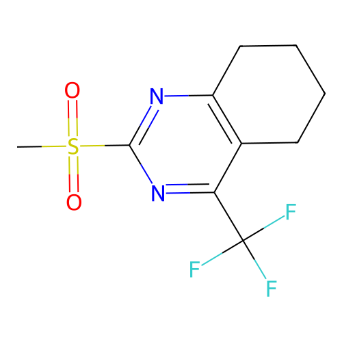 2-Methylsulfonyl-4-(trifluoromethyl)-5,6,7,8-tetrahydroquinazoline structure