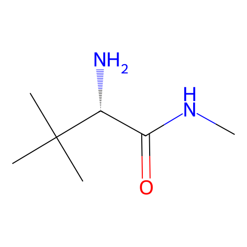 (2S)-2-Amino-N,3,3-trimethylbutanamide structure