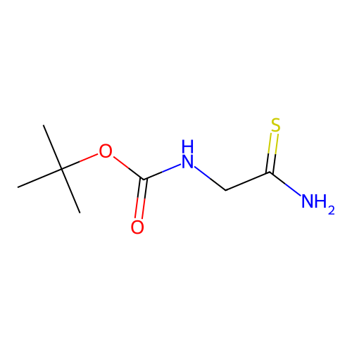 tert-butyl N-(carbamothioylmethyl)carbamate structure