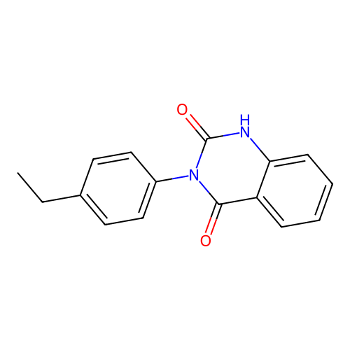 3-(4-Ethyl-phenyl)-1H-quinazoline-2,4-dione structure