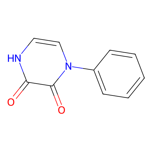 1-Phenyl-1,4-dihydropyrazine-2,3-dione structure