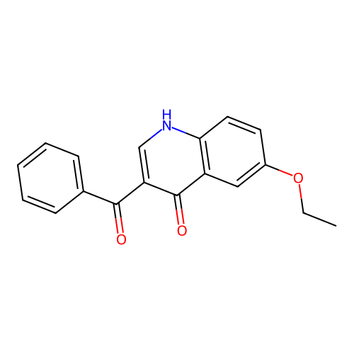 3-Benzoyl-6-ethoxyquinolin-4(1H)-one structure