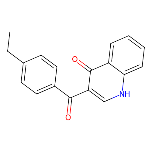 3-[(4-ethylphenyl)carbonyl]quinolin-4(1H)-one structure
