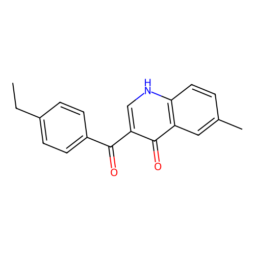 3-(4-ethylbenzoyl)-6-methylquinolin-4(1H)-one structure