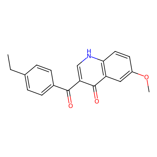 3-(4-ethylbenzoyl)-6-methoxyquinolin-4(1H)-one structure