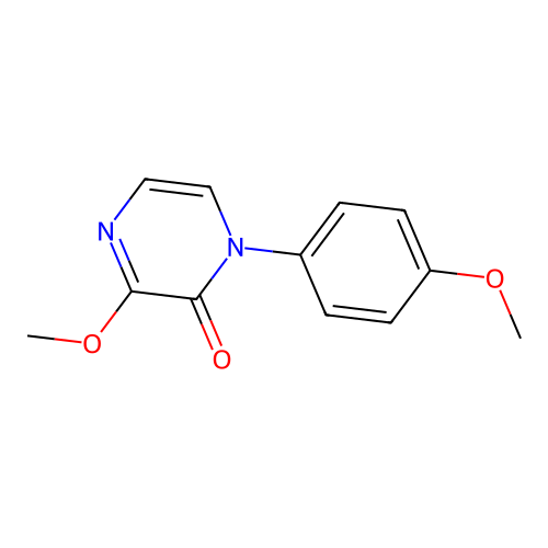 3-Methoxy-1-(4-methoxyphenyl)-1,2-dihydropyrazin-2-one structure