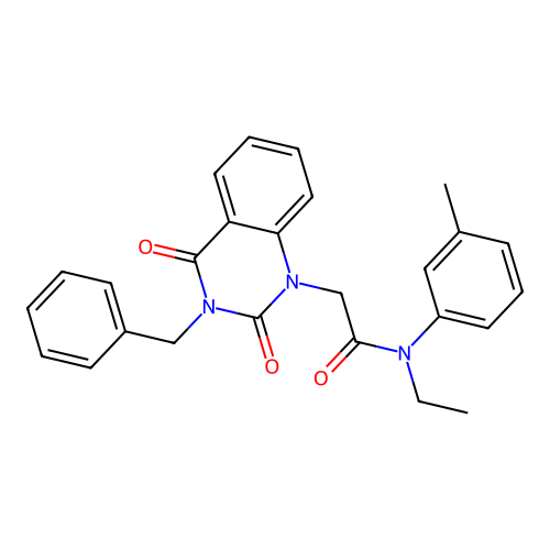2-(3-benzyl-2,4-dioxo-1,2,3,4-tetrahydroquinazolin-1-yl)-N-ethyl-N-(3-methylphenyl)acetamide structure