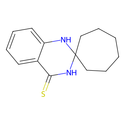 1'H-spiro[cycloheptane-1,2'-quinazoline]-4'-thiol structure