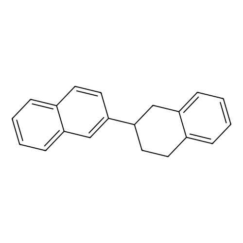 2,2'-Binaphthalene, 1,2,3,4-tetrahydro- structure