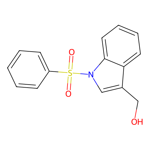 [1-(Phenylsulfonyl)-1H-Indol-3-Yl]Methanol structure