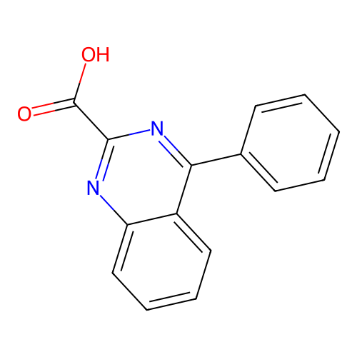 4-Phenylquinazoline-2-carboxylic acid structure