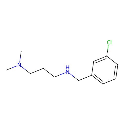 [(3-Chlorophenyl)methyl][3-(dimethylamino)propyl]amine structure