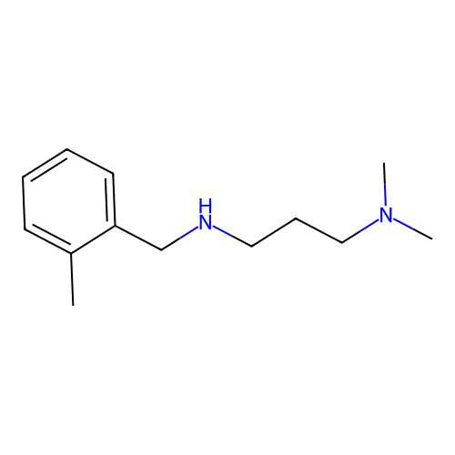 [3-(Dimethylamino)propyl][(2-methylphenyl)methyl]amine structure