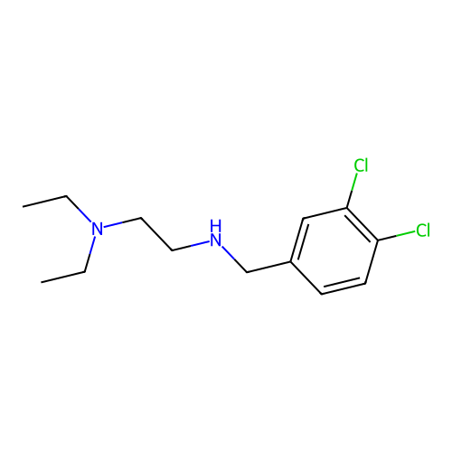 [(3,4-Dichlorophenyl)methyl][2-(diethylamino)ethyl]amine structure