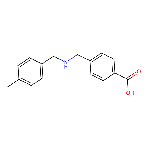 4-{[(4-Methylbenzyl)amino]methyl}benzoic acid structure